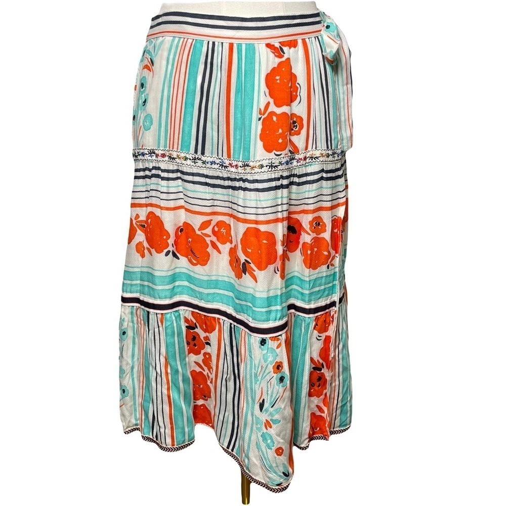 New Anthropologie Frida Wrap Skirt Size S